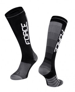 Socken F COMPRESS, schwarz-grau S-M-L-XL,19EUR,9011905